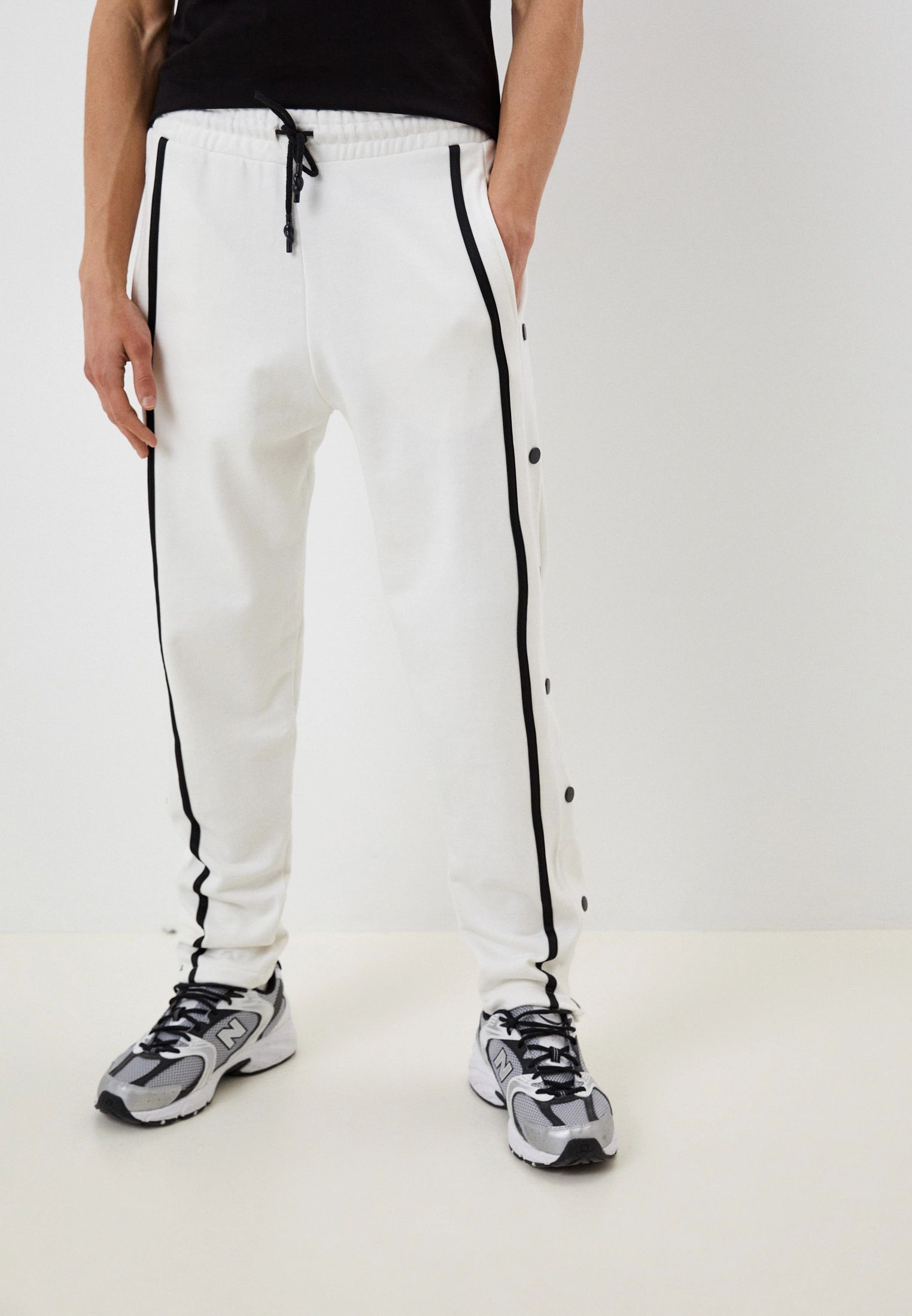 Спортивные брюки мужские BLACKSI 5403 белые M