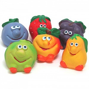 фото Набор резиновых игрушек "веселые фрукты" кудесники