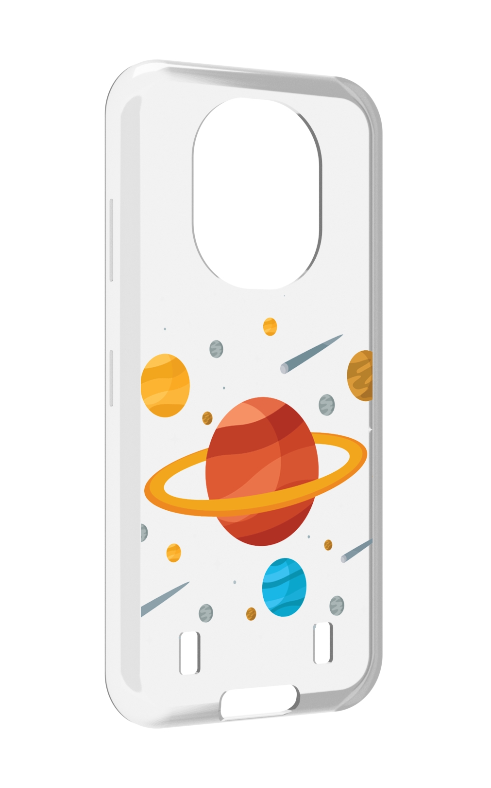

Чехол MyPads Планета-Сатурн для Oukitel WP16, Прозрачный, Tocco