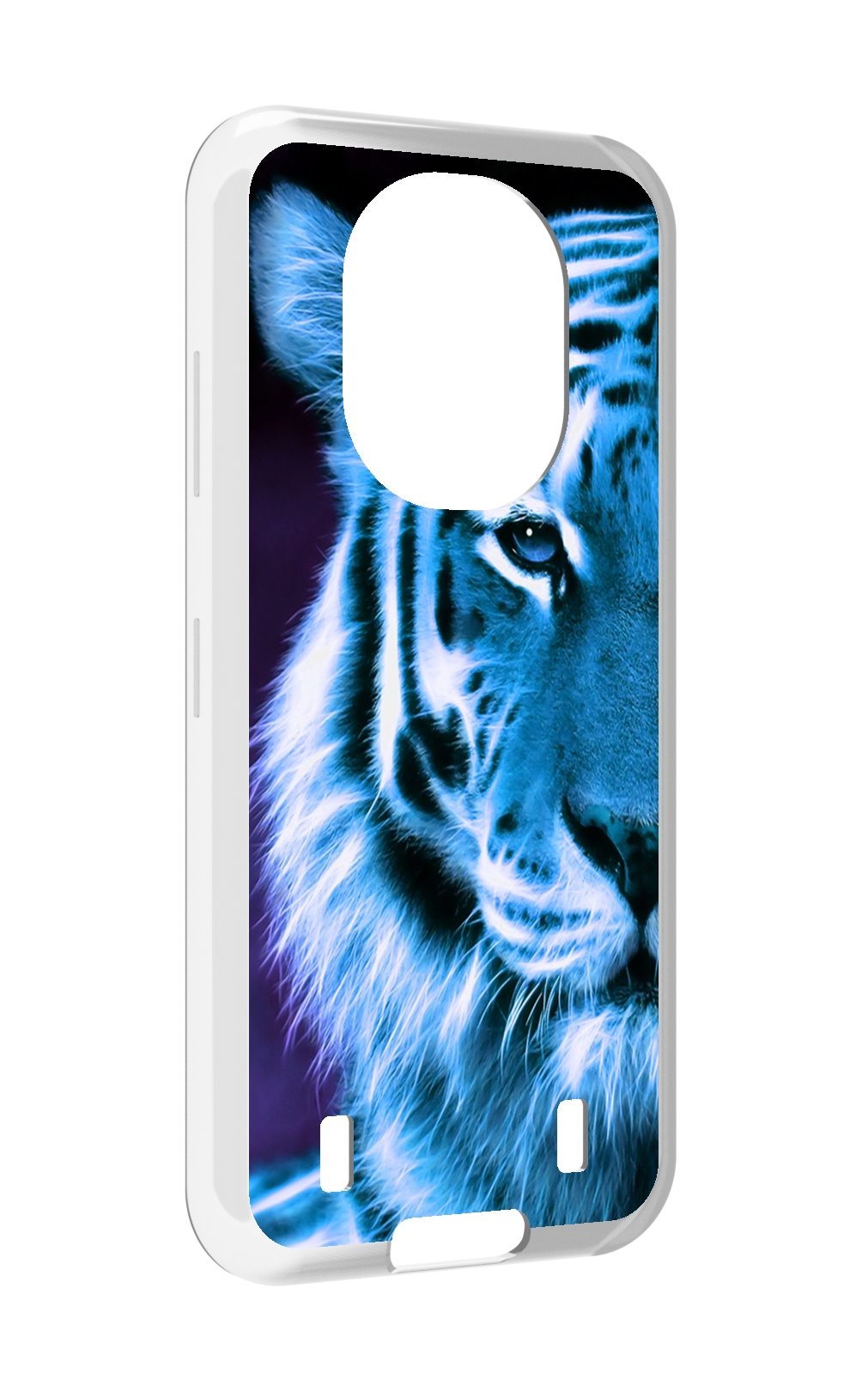 

Чехол MyPads Половина-тигра мужской для Oukitel WP16, Прозрачный, Tocco