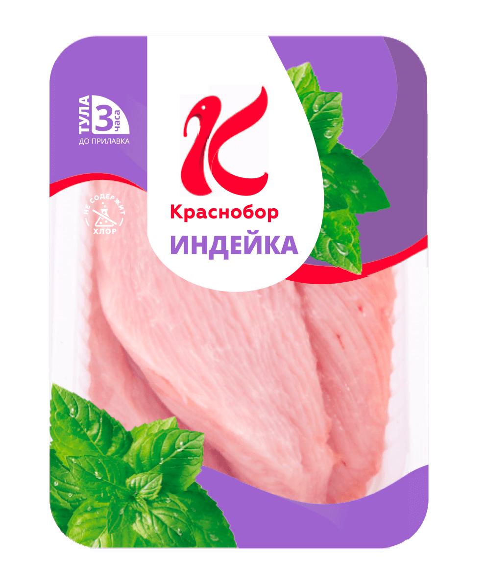 

Стейк из индейки Краснобор охлажденный +-950 г