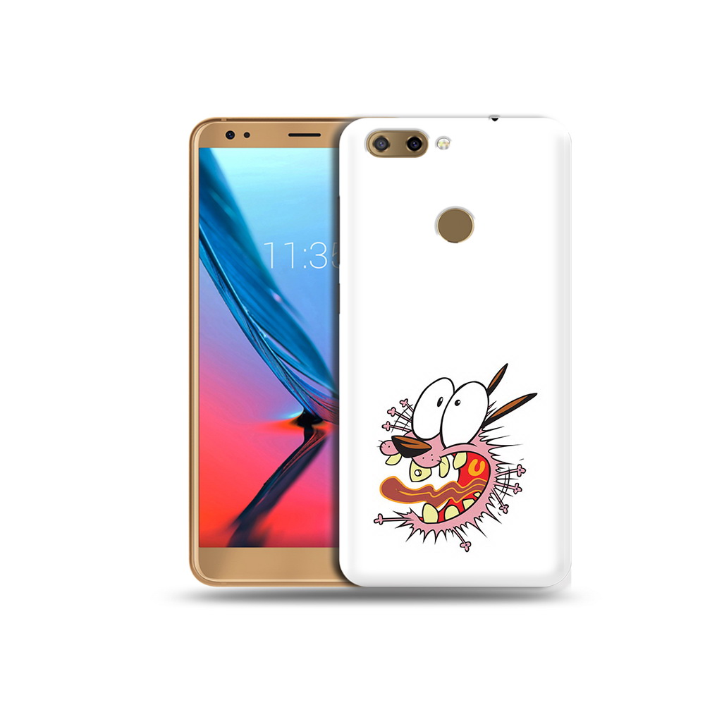 

Чехол MyPads Tocco для ZTE Blade V9 испуганный бобик (PT106427.464.381), Прозрачный, Tocco