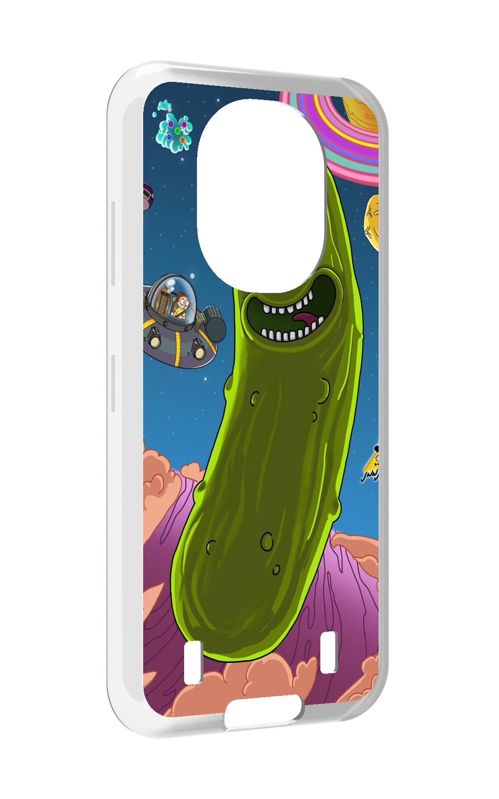 

Чехол MyPads Рик огурец для Oukitel WP16, Прозрачный, Tocco