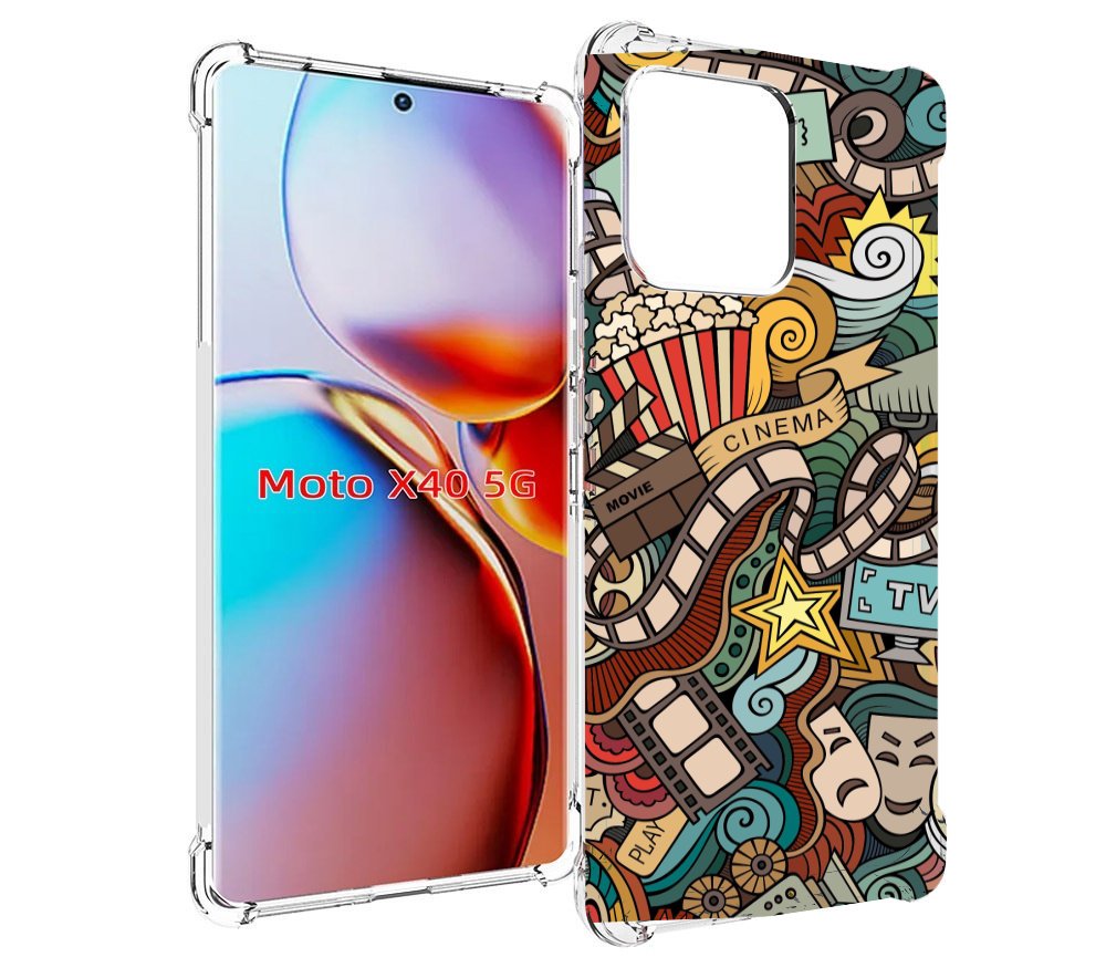 

Чехол MyPads любимое кино для Motorola Moto X40, Прозрачный, Tocco