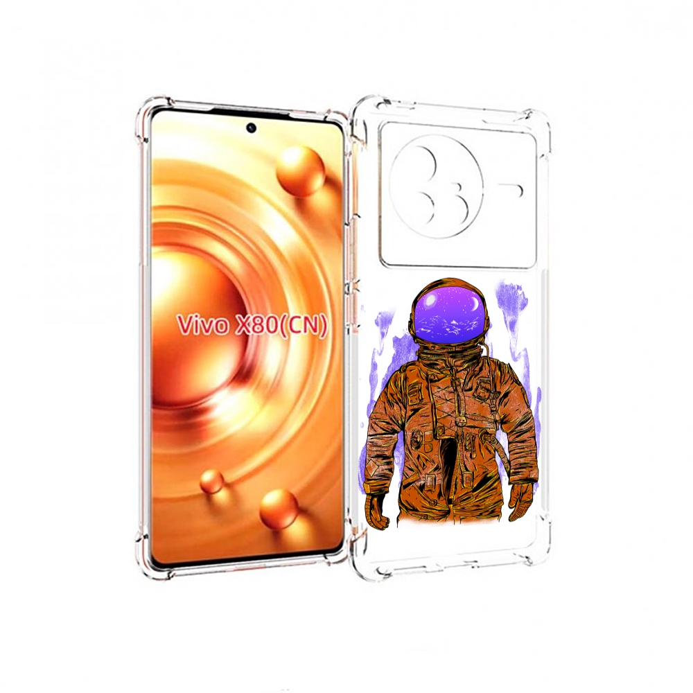 

Чехол Mypads Нарисованный Мужчина В Скафандре Для Vivo X80, Прозрачный, Tocco