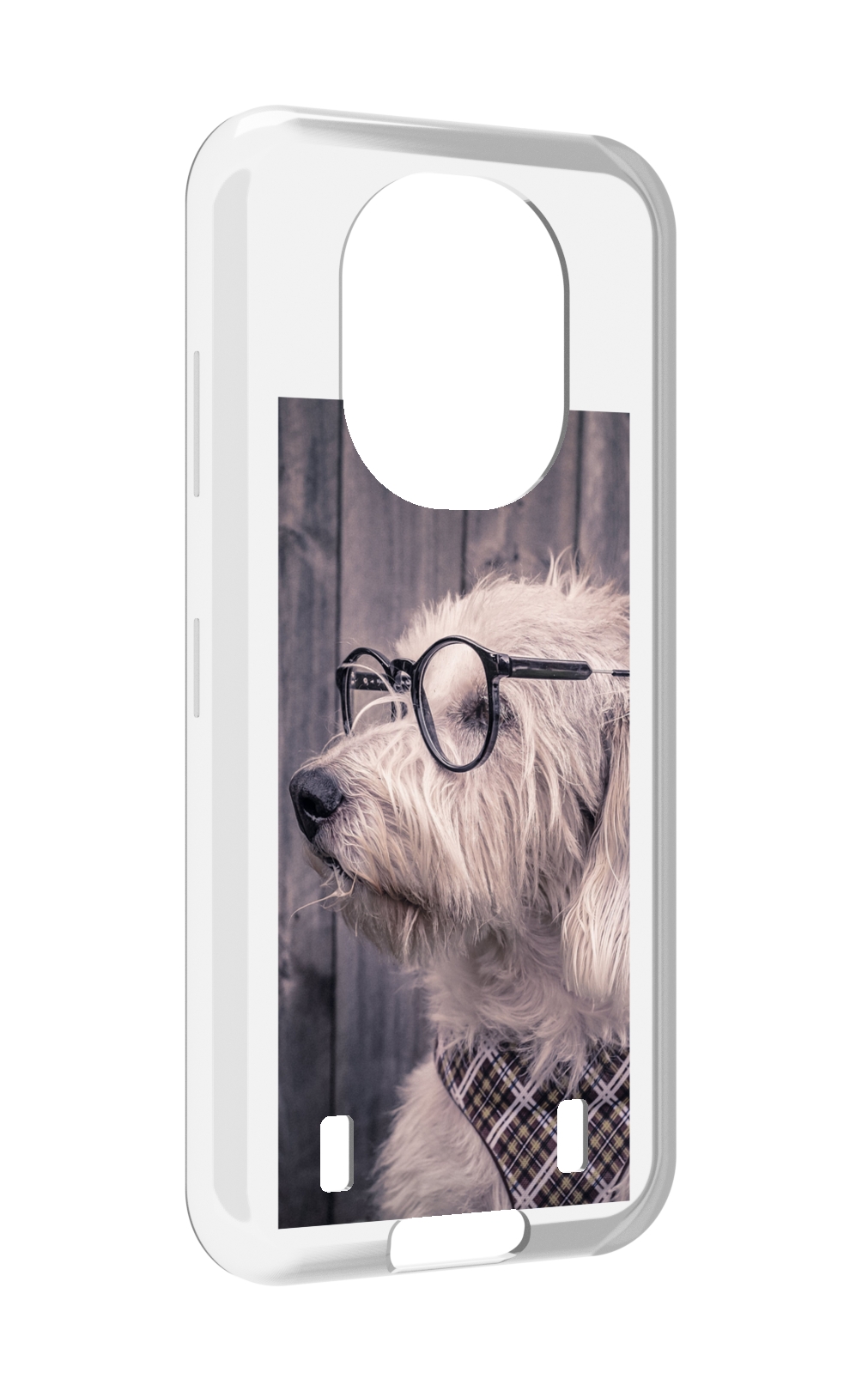 

Чехол MyPads Собака-в-очках для Oukitel WP16, Прозрачный, Tocco
