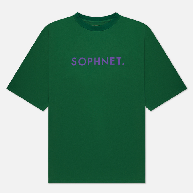 

Мужская футболка SOPHNET. Logo Baggy зелёный, Размер S, Зеленый, Logo Baggy