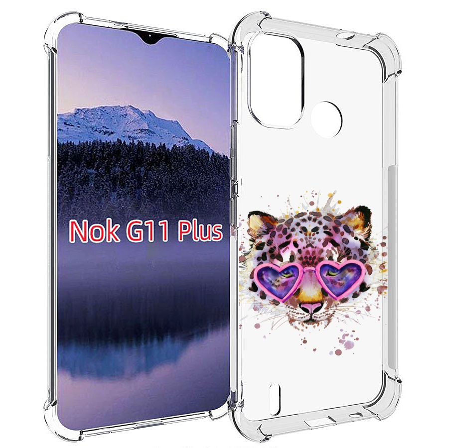 

Чехол MyPads модный леопард для Nokia G11 Plus, Прозрачный, Tocco