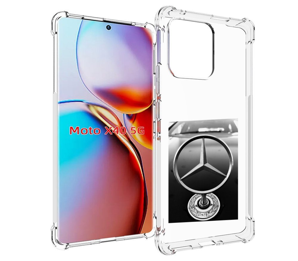 

Чехол MyPads мерседес mercedes 6 мужской для Motorola Moto X40, Прозрачный, Tocco