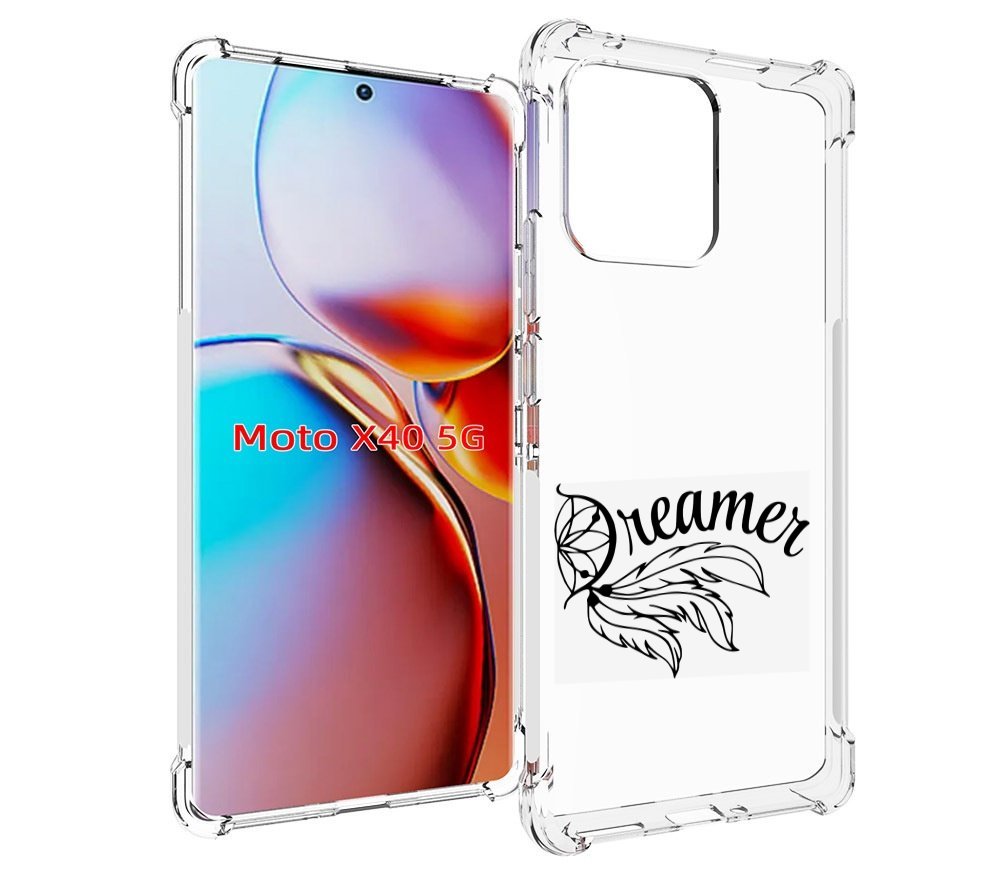 

Чехол MyPads мечтадел для Motorola Moto X40, Прозрачный, Tocco