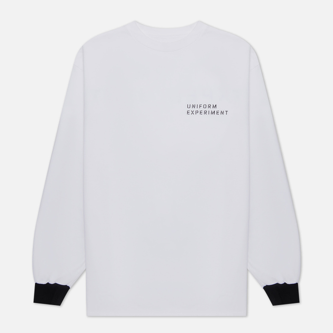 

Мужской лонгслив uniform experiment Baggy Trim белый, Размер XL, Baggy Trim