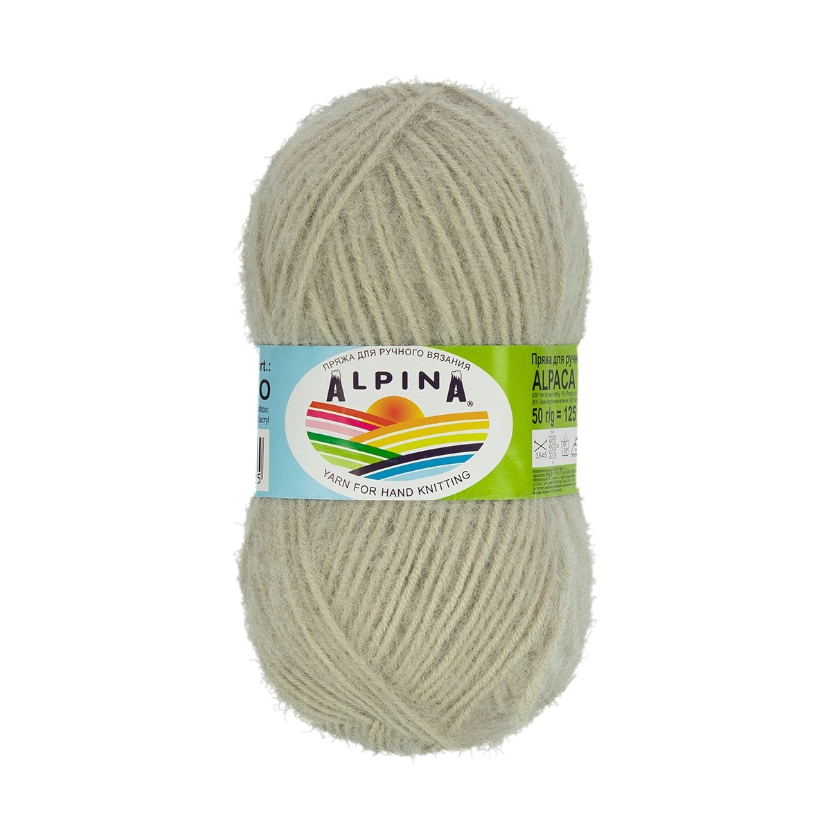 

Пряжа Alpina Alpaca Pollo 09 бежевый, Alpaca Pollo