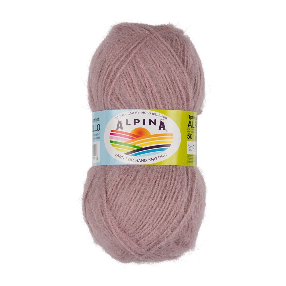 

Пряжа Alpina Alpaca Pollo 03 пыльно-розовый, Alpaca Pollo