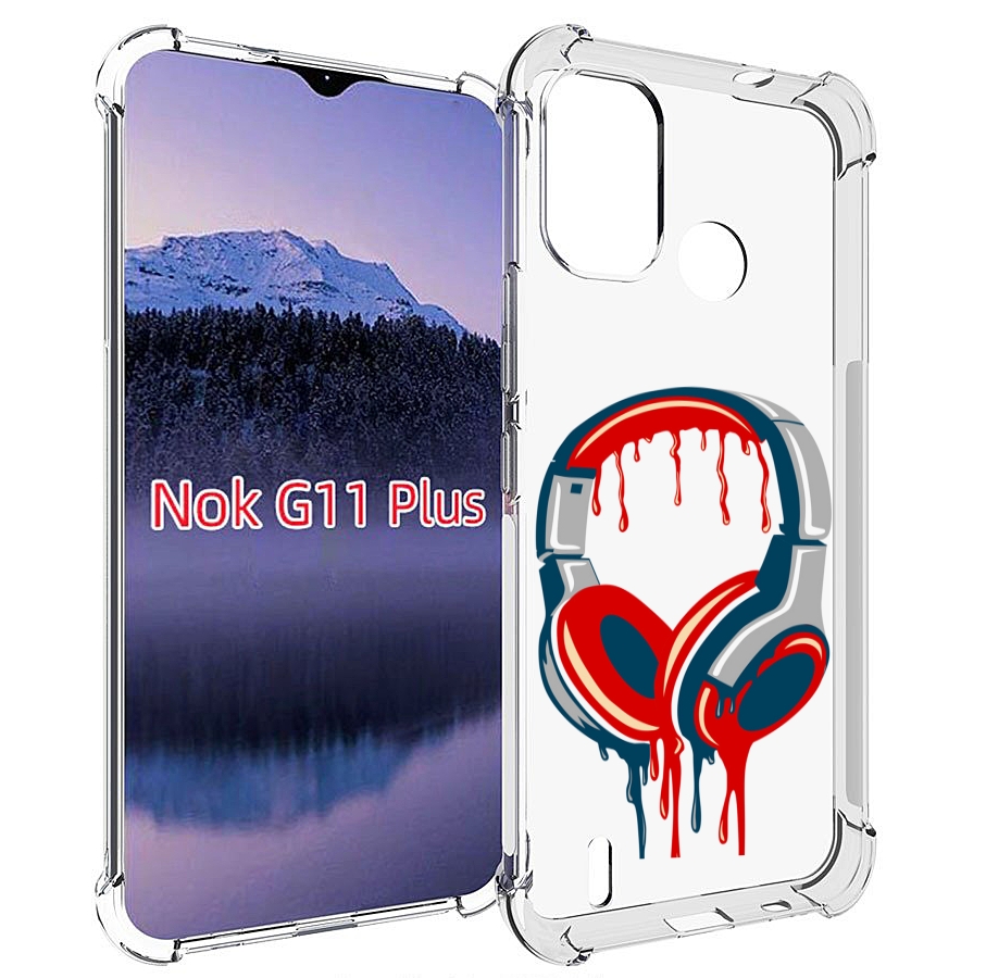 

Чехол MyPads не делай громко для Nokia G11 Plus, Прозрачный, Tocco