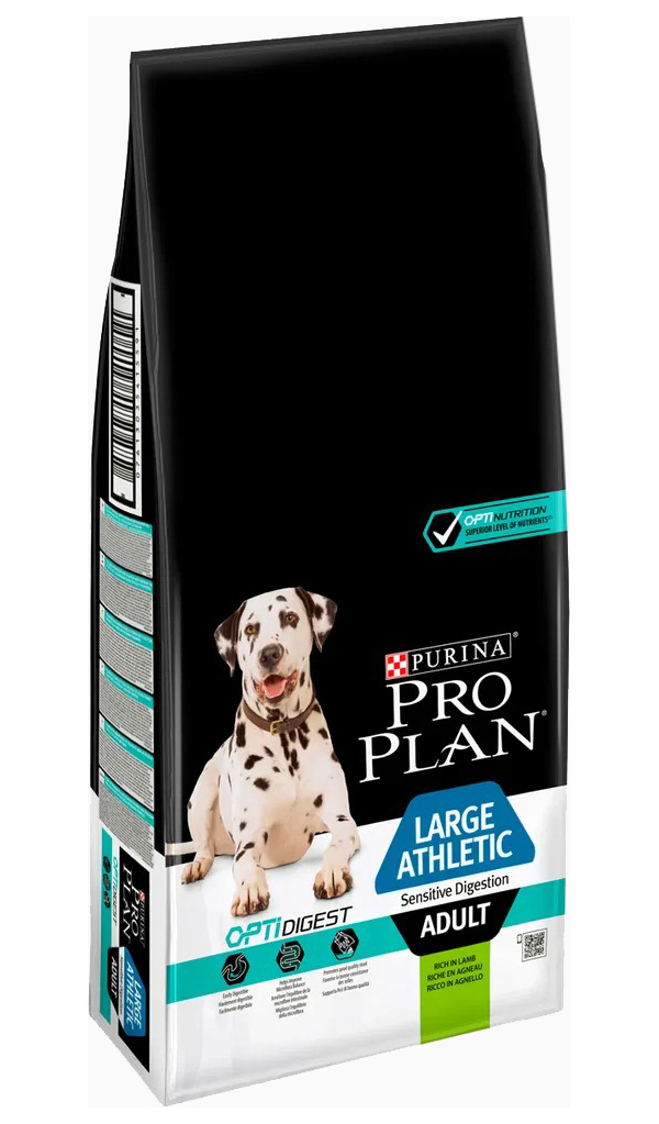 

PRO PLAN PRO PLAN ADULT DOG OPTIDIGEST LARGE ATHLETIC SENSITIVE DIGESTION для взрослых соб, 7613035415485