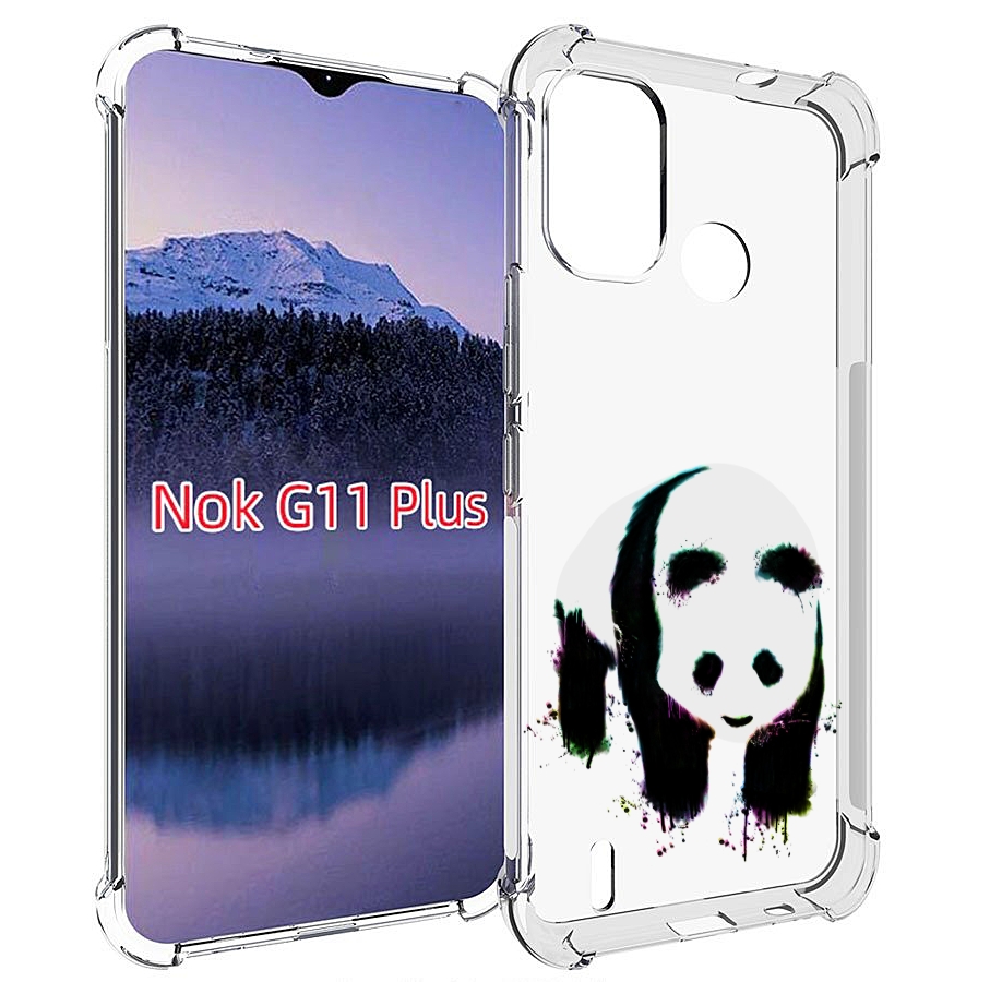 

Чехол MyPads панда в акварели для Nokia G11 Plus, Прозрачный, Tocco