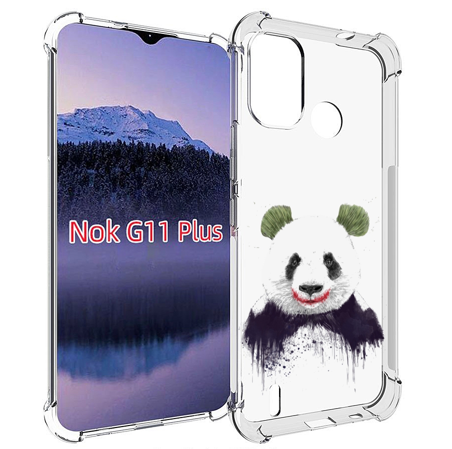 

Чехол MyPads панда джокер для Nokia G11 Plus, Прозрачный, Tocco