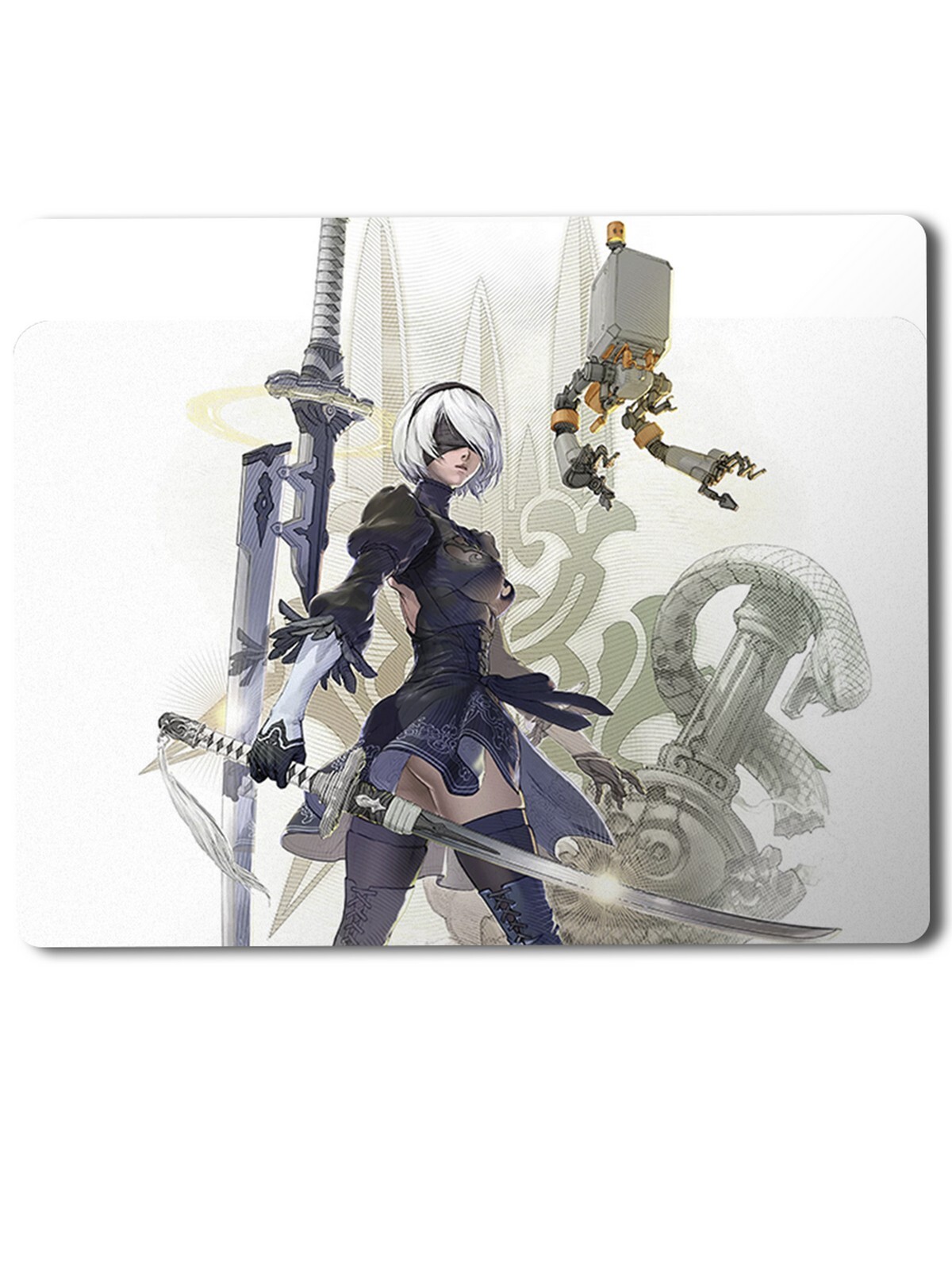 

Геймерский коврик Nier 2, Nier (Ниер, ниндзя, самураи, Япония, аниме, анимэ) 2