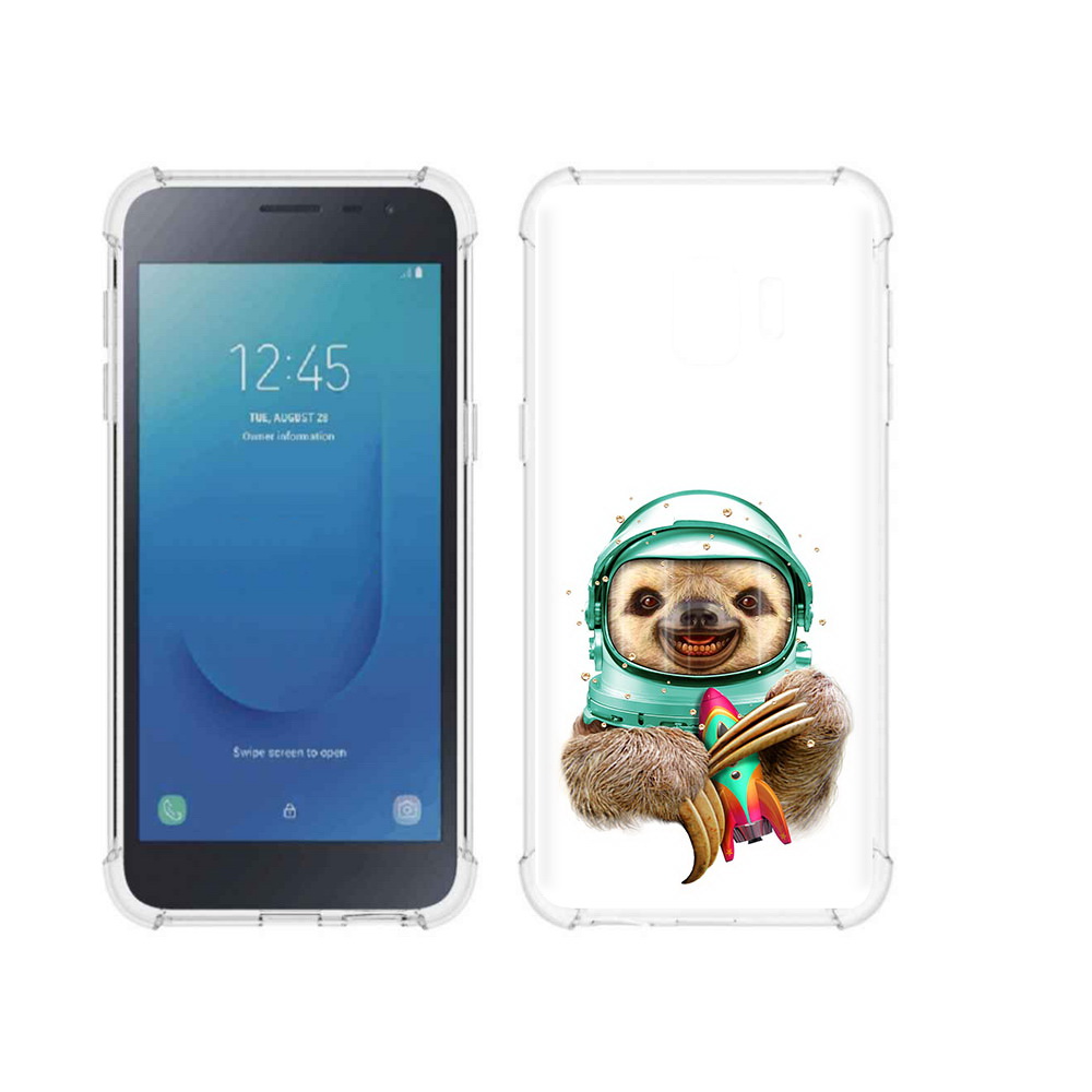 Чехол MyPads Tocco для Samsung Galaxy J2 Core Ленивец астронавт (PT124748.583.104)