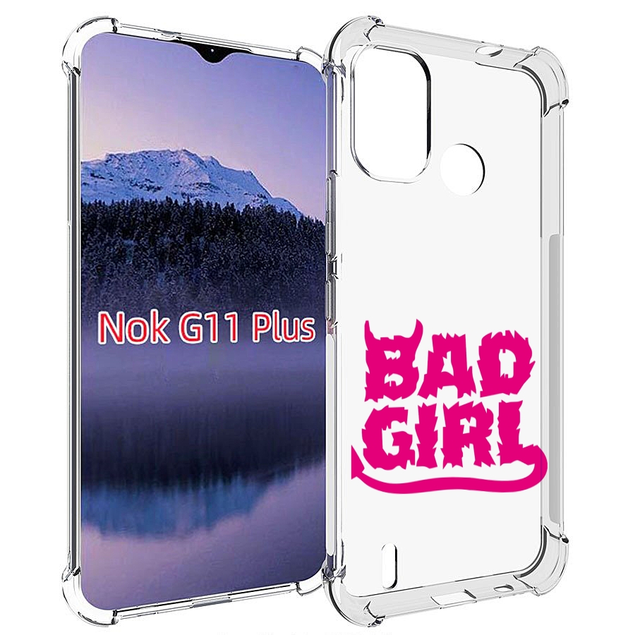 

Чехол MyPads плохая девочка для Nokia G11 Plus, Прозрачный, Tocco