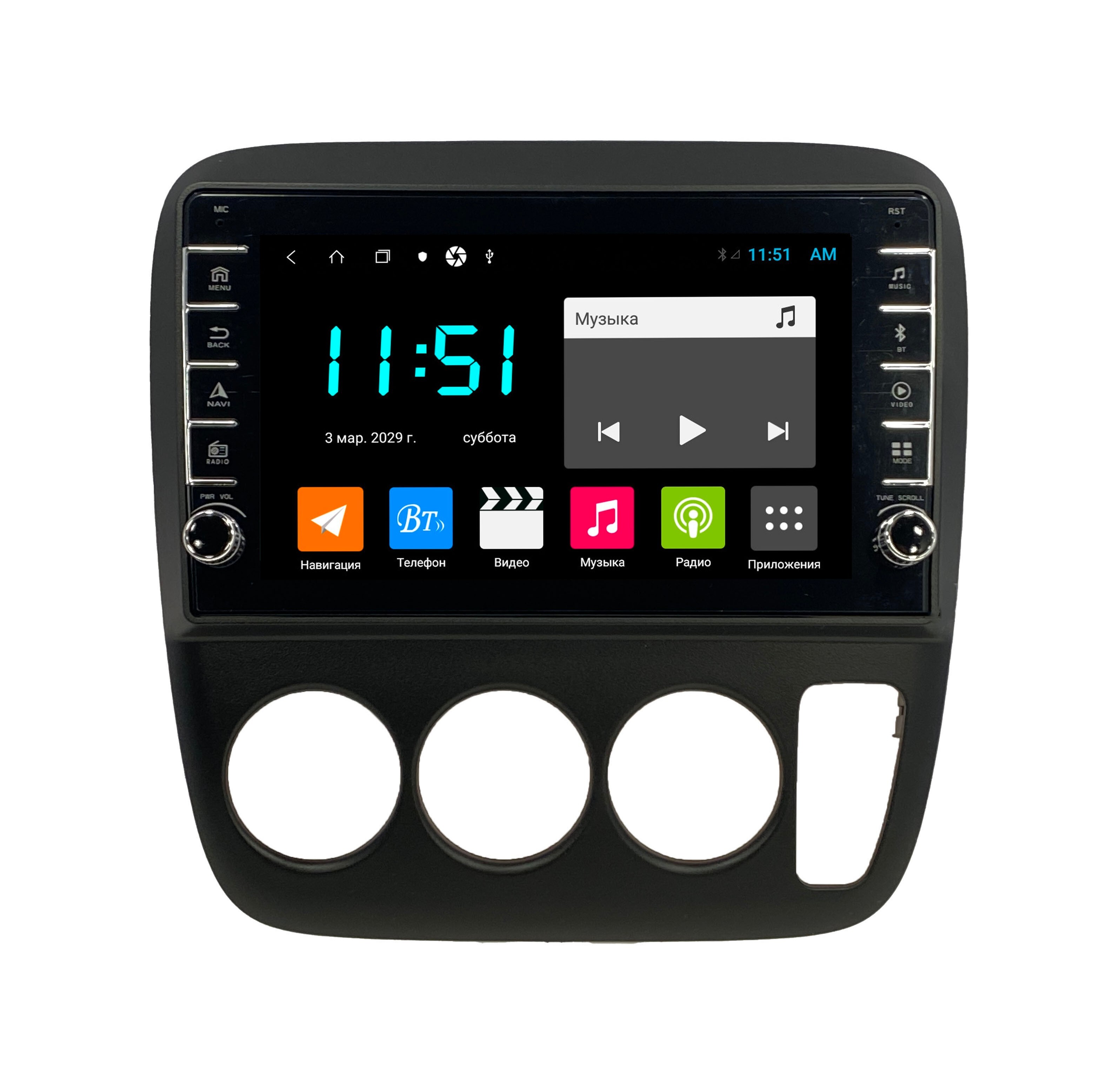 Штатная автомагнитола Zenith Honda CRV 1995-2001 Android 12 464GB с крутилками 3235100₽