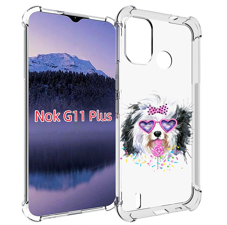 

Чехол MyPads пушистик для Nokia G11 Plus, Прозрачный, Tocco
