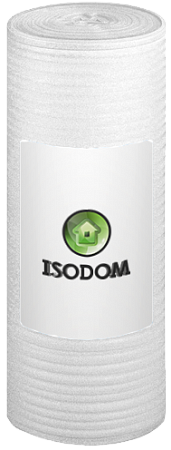 

Подложка ISODOM под ламинат ИЗОДОМ ППИ-П 0,004х1х50м