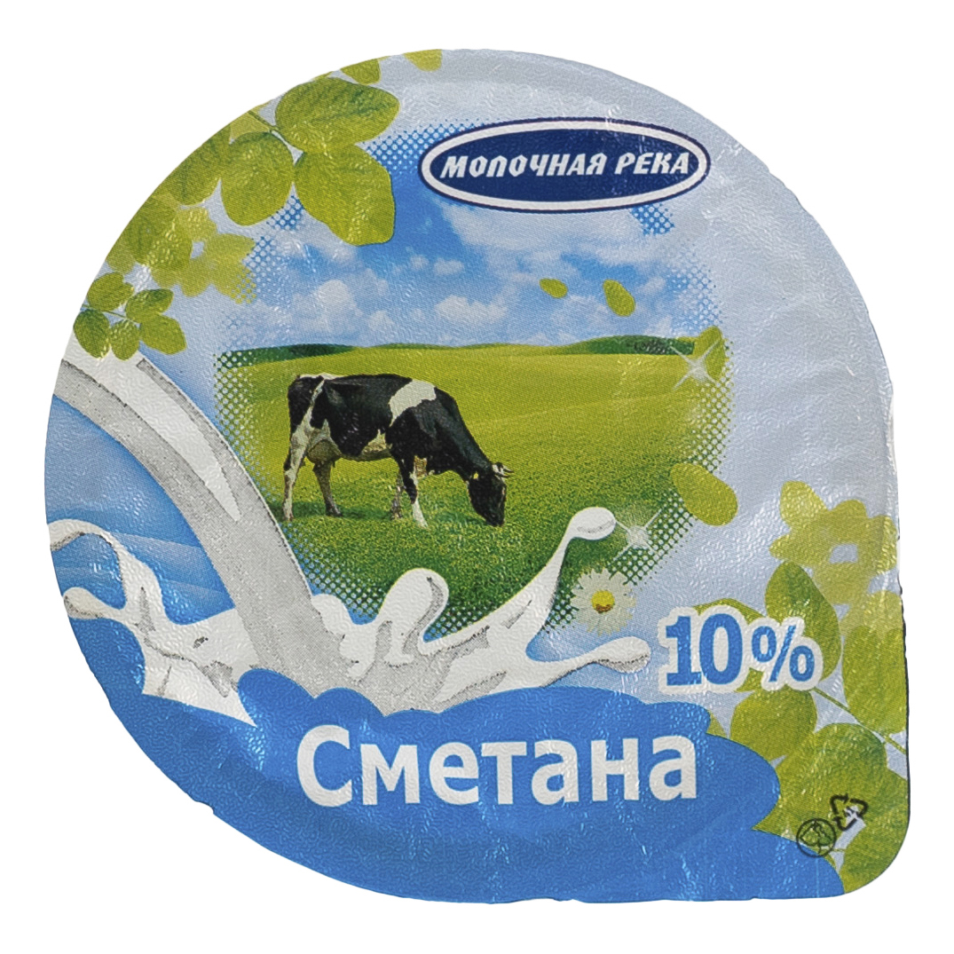 

Сметана Молочная река 10% БЗМЖ 200 г