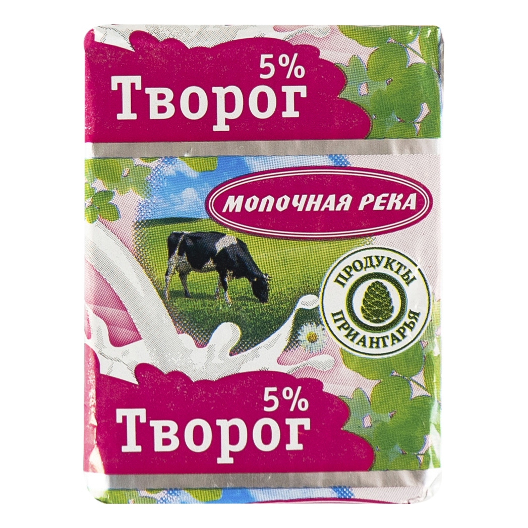 

Творог Молочная река 5% 180 г