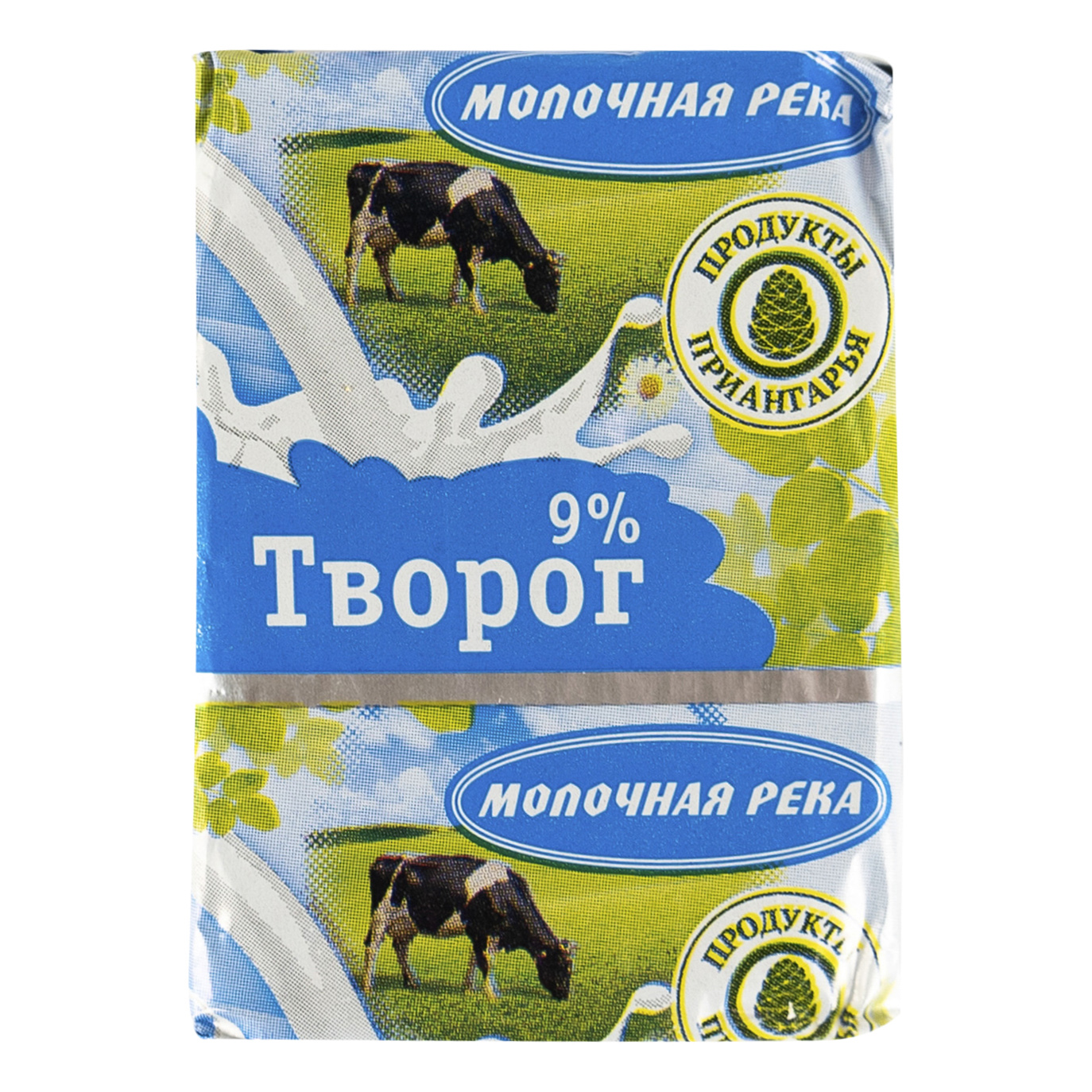 

Творог Молочная река 9% 180 г