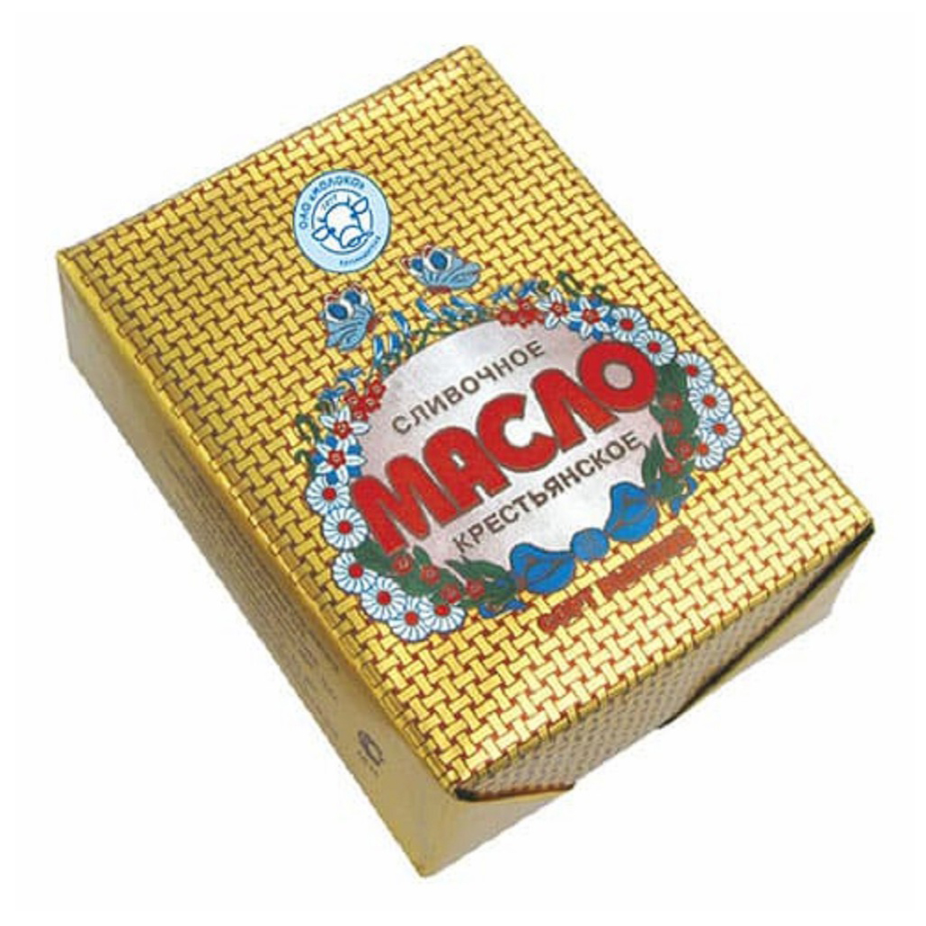 

Сливочное масло Крестьянское 72,5% 180 г