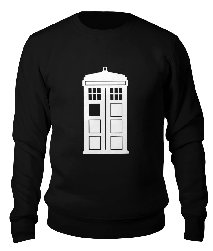 

Свитшот унисекс Printio Tardis (тардис) черный XL, Tardis (тардис)