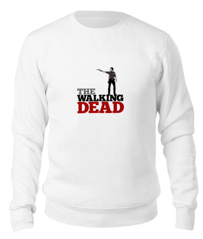 

Свитшот унисекс Printio The walking dead белый XL, The walking dead