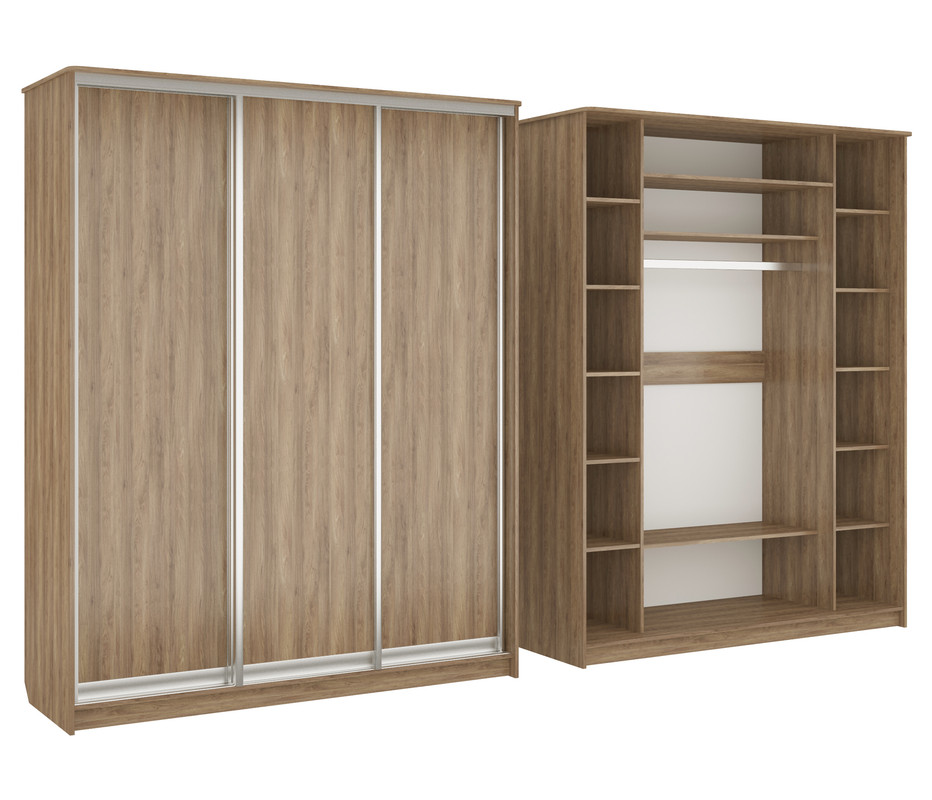 

Шкаф-купе Феникс ШК-Ф-18-600 Е Шимо 180х225х60, Бежевый;коричневый, ШКФ_Д