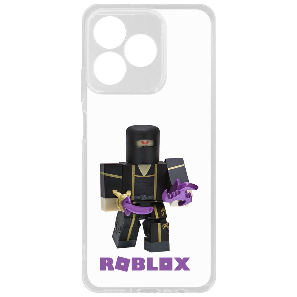 

Чехол-накладка Krutoff Clear Case Roblox-Ниндзя Ассасин для Realme Note 50, Прозрачный