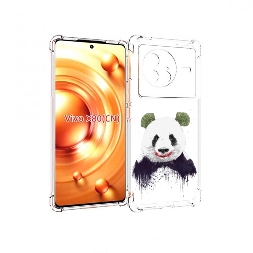

Чехол Mypads Панда Джокер Для Vivo X80, Прозрачный, Tocco