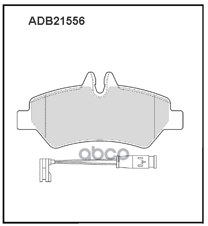 

Тормозные колодки ALLIED NIPPON задние дисковые ADB21556