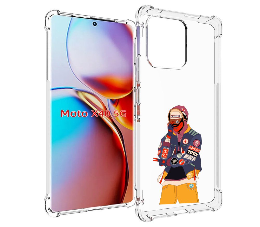 

Чехол MyPads модник для Motorola Moto X40, Прозрачный, Tocco