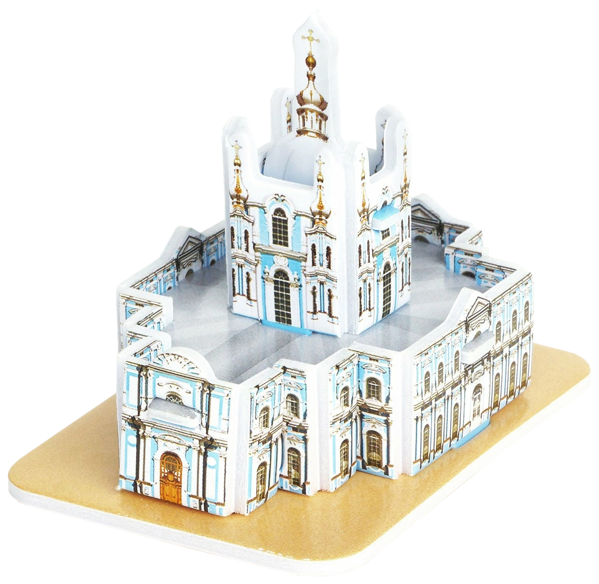 фото 3d пазл "смольный собор" iq 3d puzzle