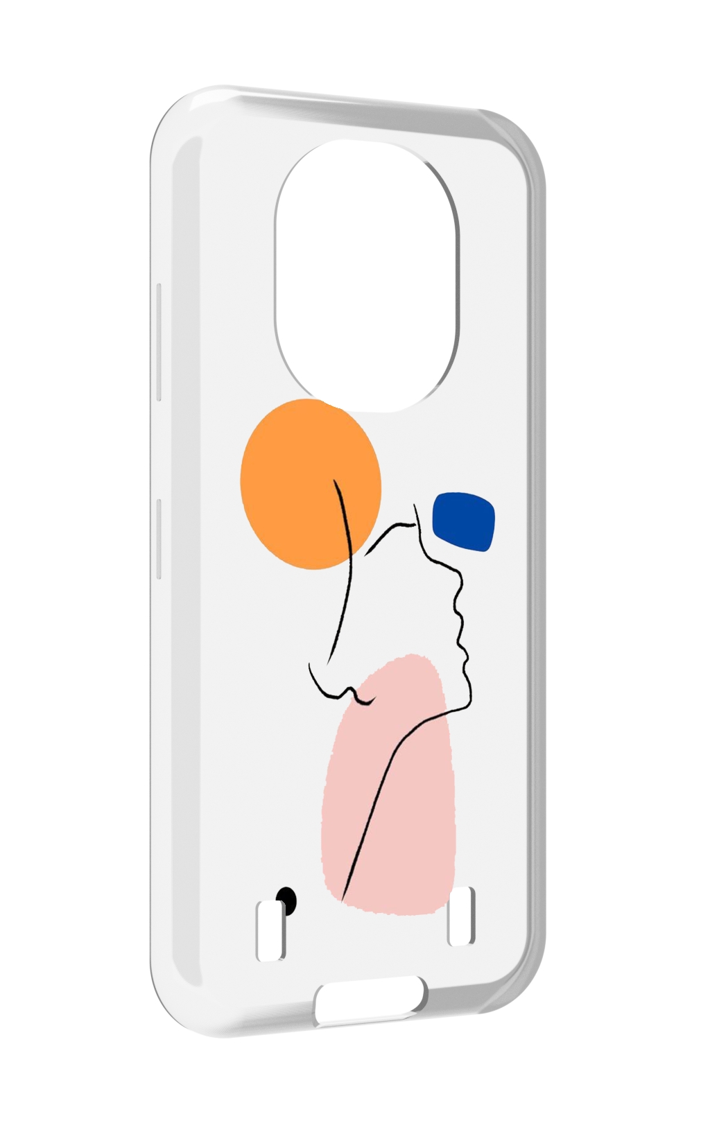 

Чехол MyPads абстракция девушки женский для Oukitel WP16, Прозрачный, Tocco