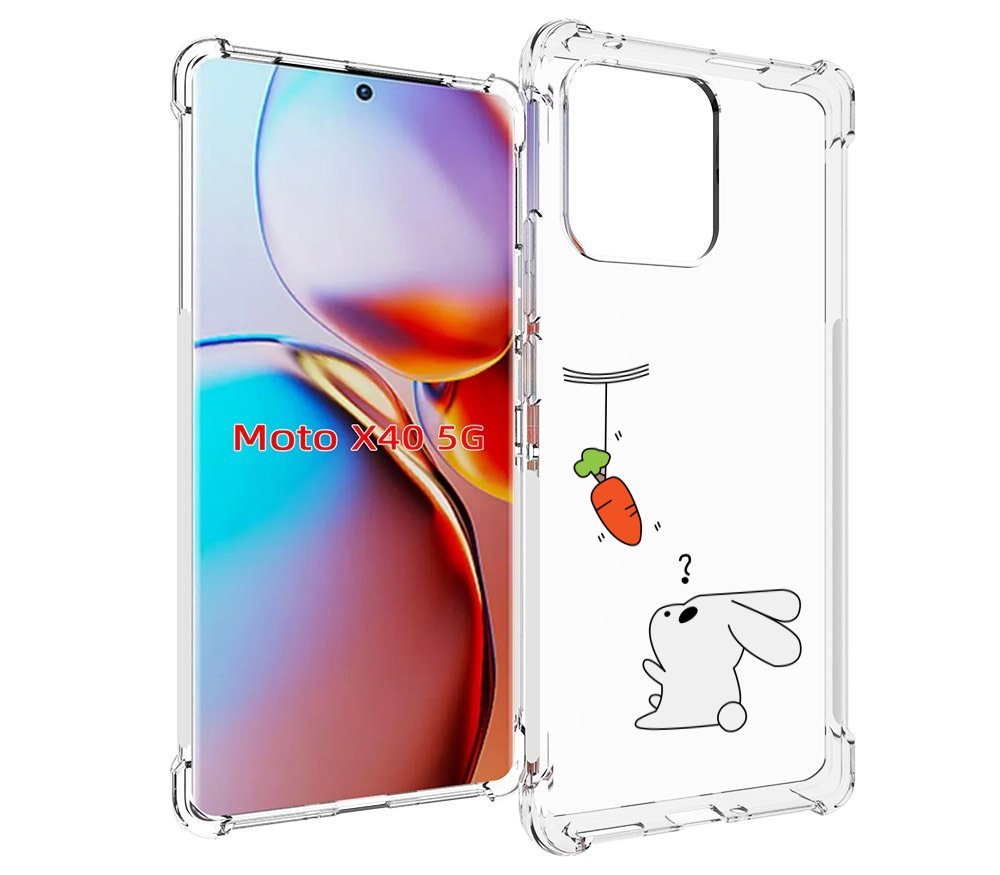 

Чехол MyPads морковка детский для Motorola Moto X40, Прозрачный, Tocco