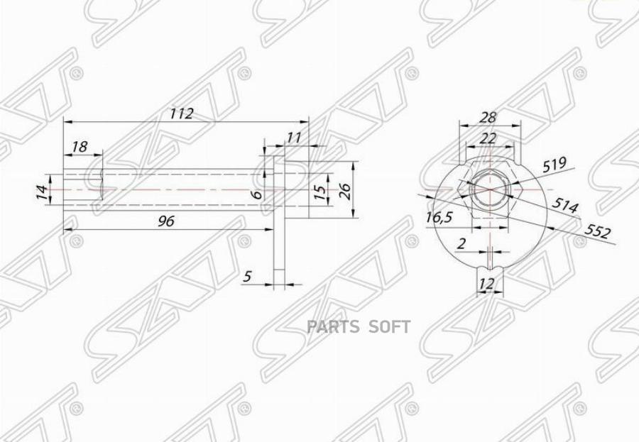 Эксцентрик Нижнего Рычага Toyota 4runner/Fj Cruiser/Hilux Surf/Land Cruiser Prado/Lexus Gx