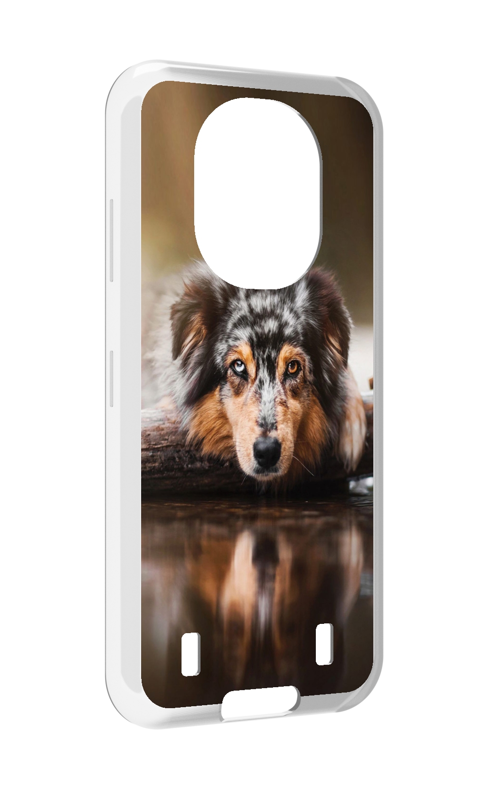 

Чехол MyPads австралииская овчарка для Oukitel WP16, Прозрачный, Tocco