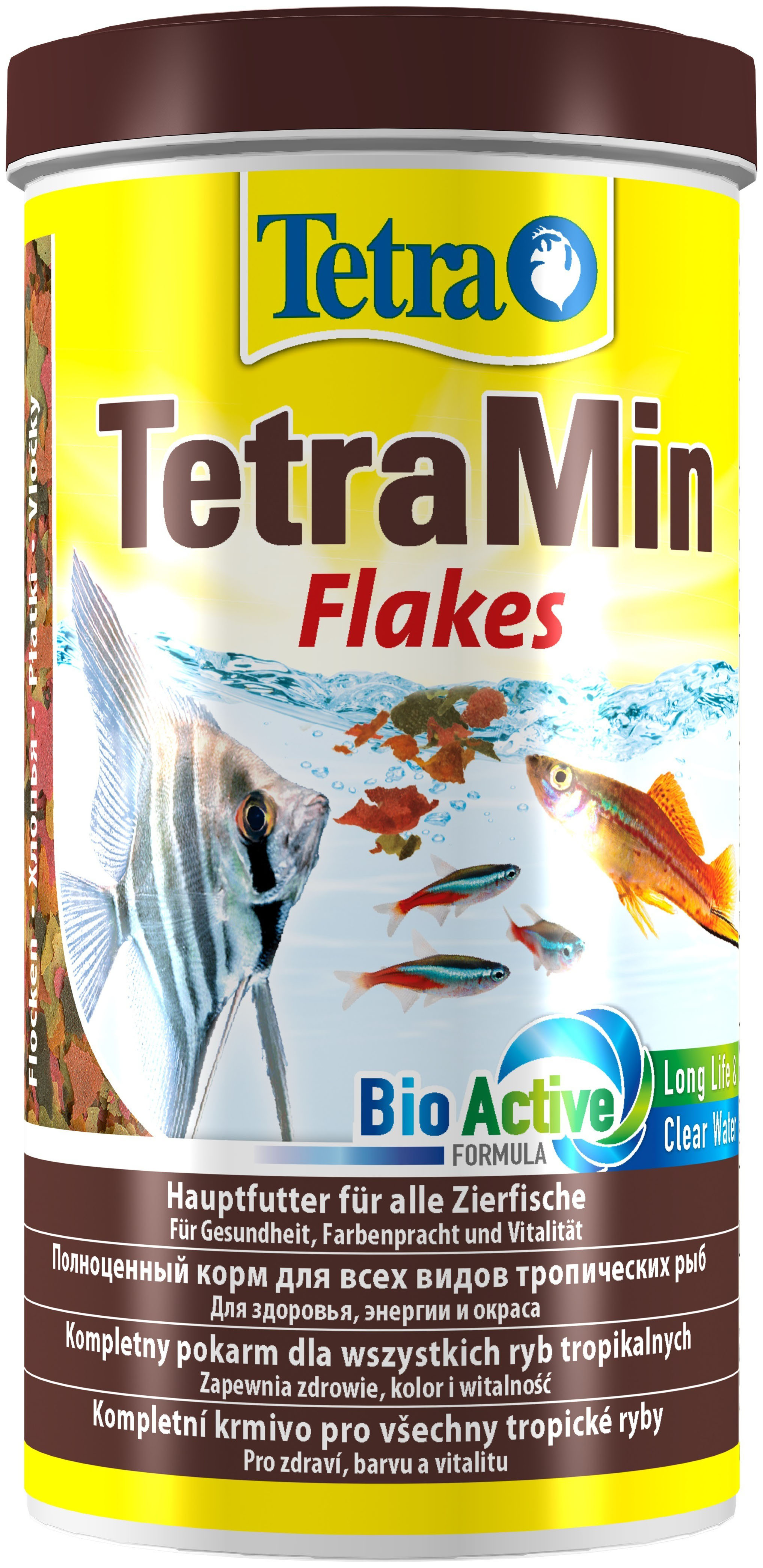 фото Tetra tetramin flakes корм хлопья для всех видов рыб (1 л х 4 шт)