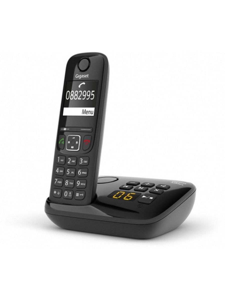 фото Dect телефон gigaset as690a black