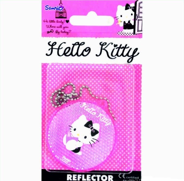 

Световозвращатель пешеходный Сoreflect Hello Kitty "Круг" (розовый), с книжкой