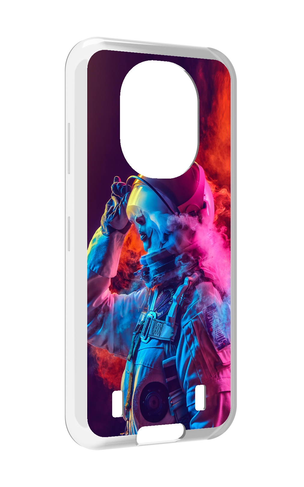 

Чехол MyPads астронавт в дыму для Oukitel WP16, Прозрачный, Tocco