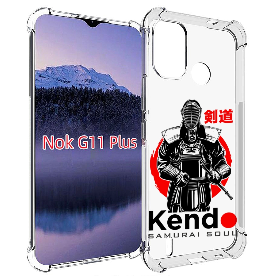 

Чехол MyPads рисованый самурай для Nokia G11 Plus, Прозрачный, Tocco