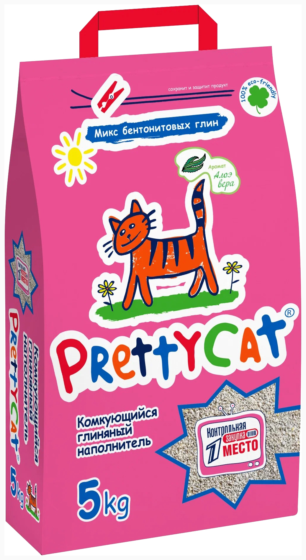 фото Pretty cat pretty cat euro mix наполнитель комкующийся для туалета кошек с ароматом алоэ ( prettycat