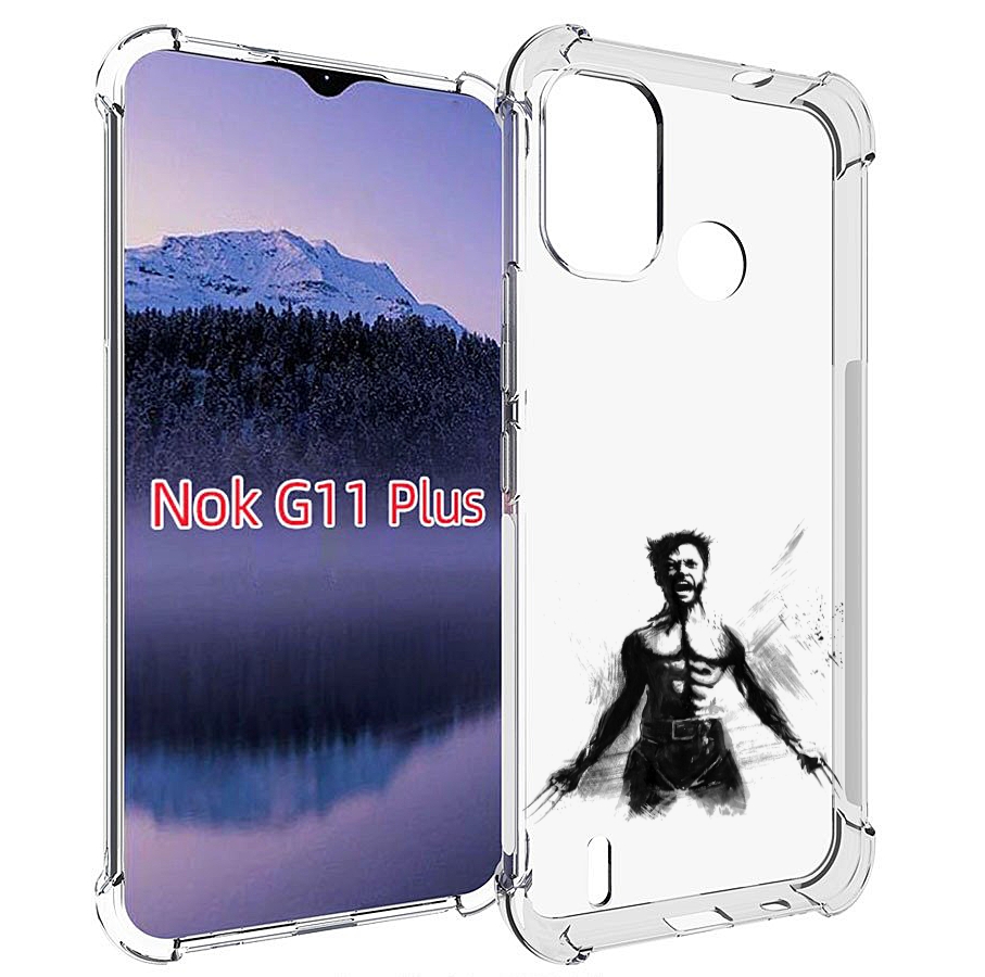 

Чехол MyPads росомаха для Nokia G11 Plus, Прозрачный, Tocco